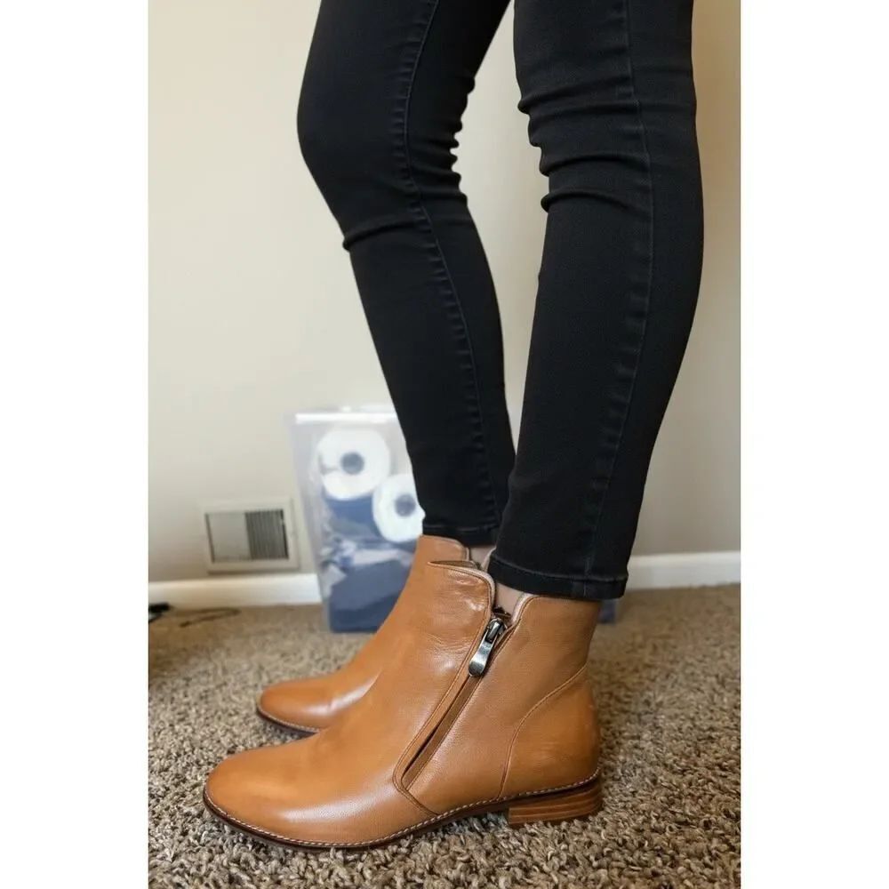Mona Flying leather boots, women’s EURO size 38, women’s US size 7.5